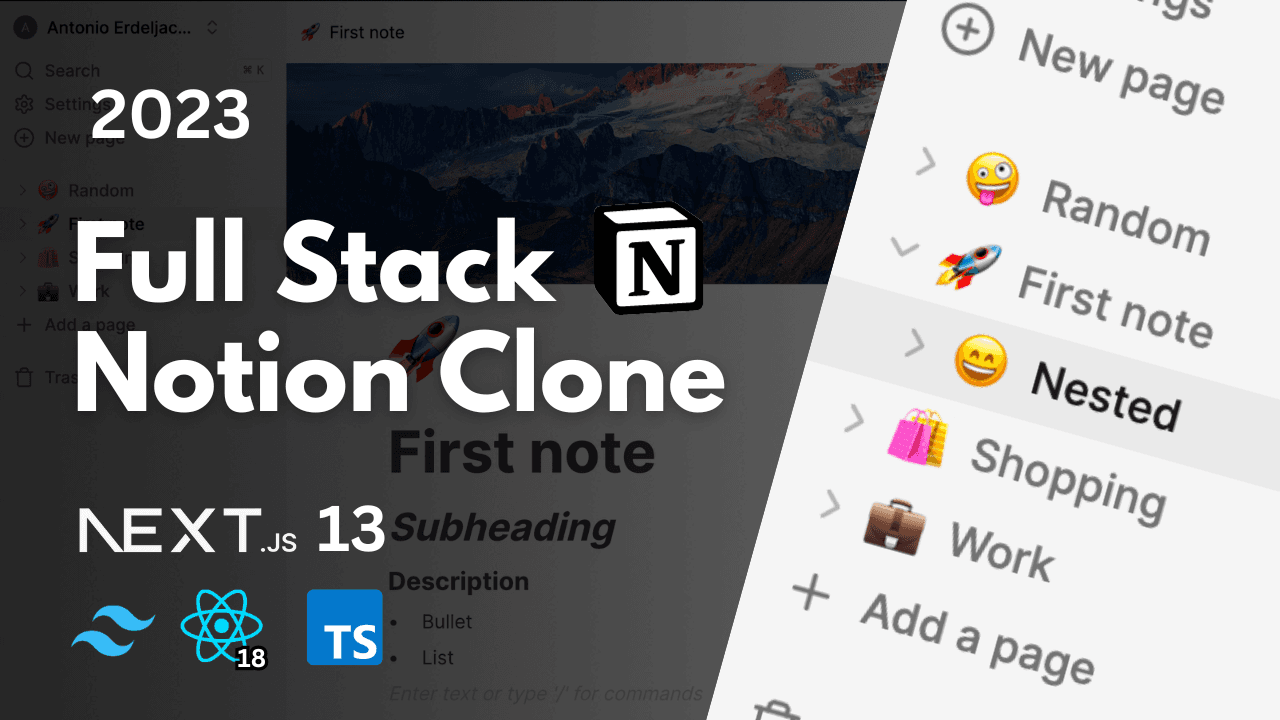 Fullstack Notion Clone