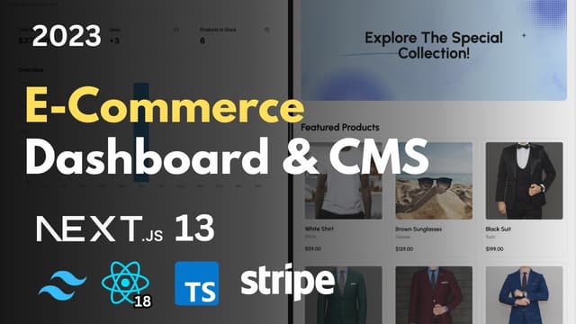 Full Stack E-Commerce + Dashboard & CMS - Code With Antonio